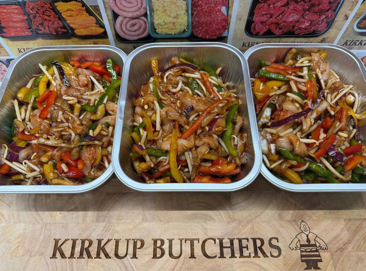 750g Brasil Pepper Chicken Stir fry (per tray)