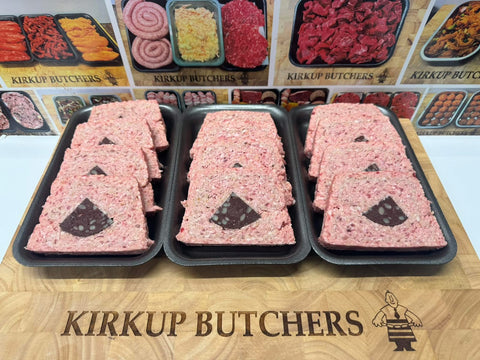 Lorn Sausage with black pudding inside x 4