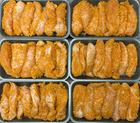 Bombay Chicken Goujons (per tray)