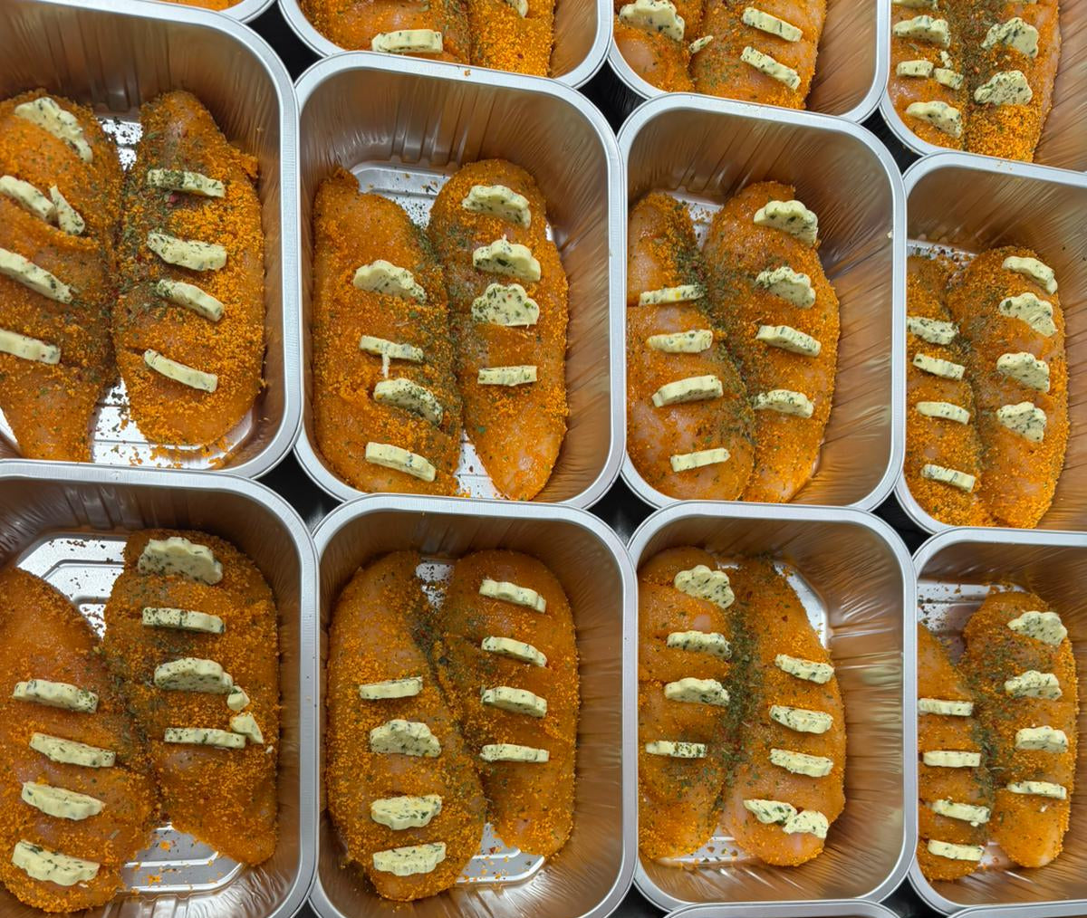 Open Topped Chicken Kiev (per tray)