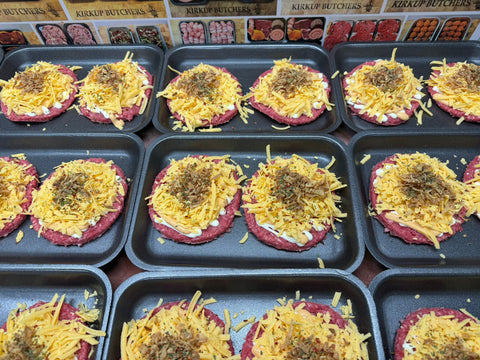 BBQ Smash Burgers (per tray)